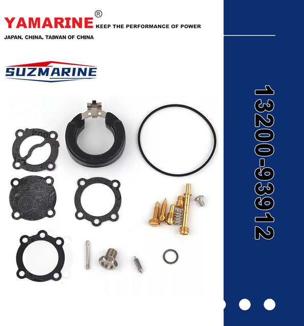 SUZMARINE DT9.9/DT15 outboard motor Carburetor Repair Kit 13200-93912 fit for SUZUKI 9.9HP 15HP marine engine 