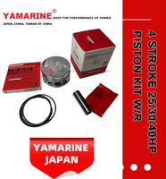 JAPAN YAMARINE 4 Stroke outboard motor piston kit with ring 65W-11631-00-96,67C-11603-00 fit for YAMAHA F25/F30/F40