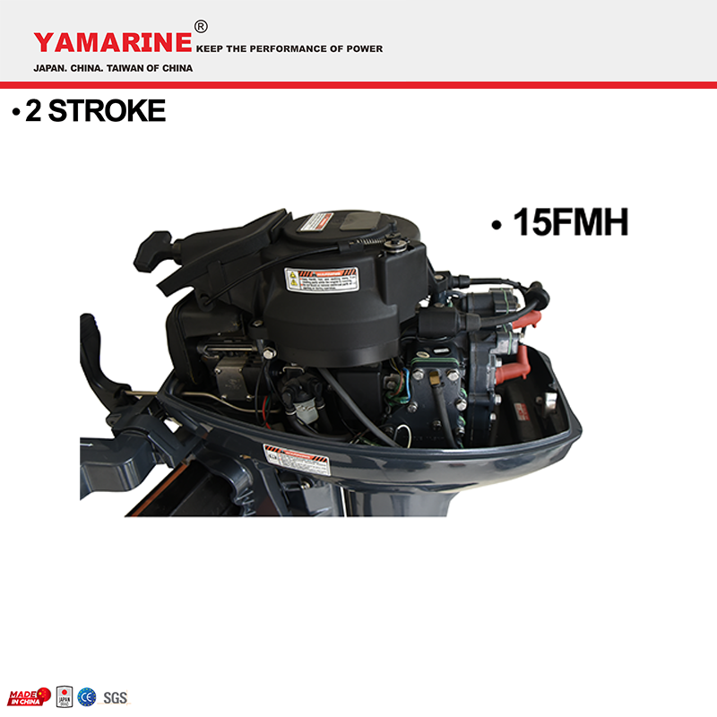 JAPAN YAMARINE 15FMH outboard motor replace YAMAHA 2 stroke 15hp outboard engine